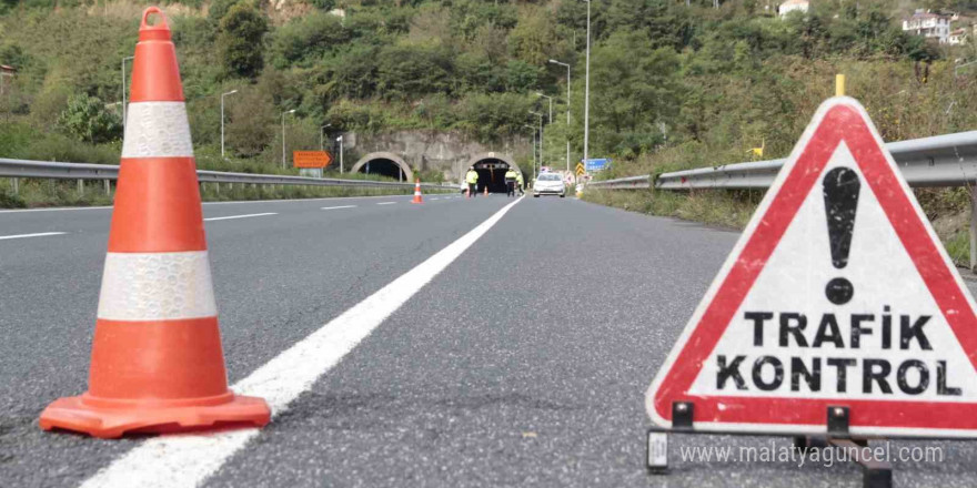 Ordu’da bir haftada yaklaşık 15 bin araç ve sürücüsü denetlendi