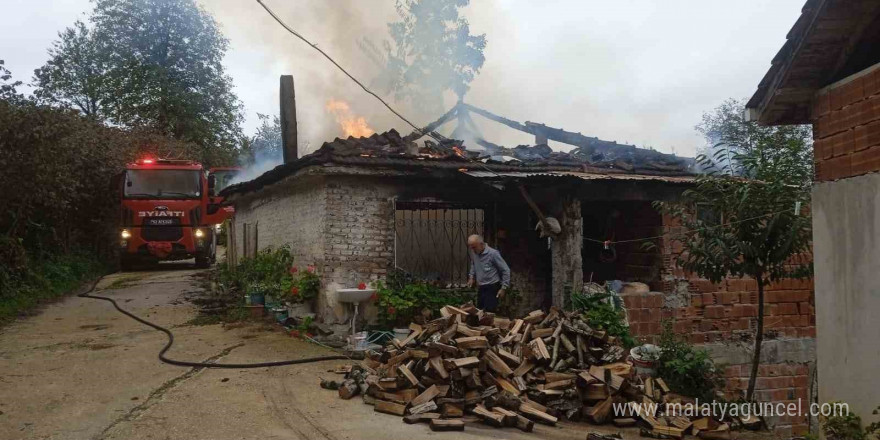 Ordu’da ev yangını