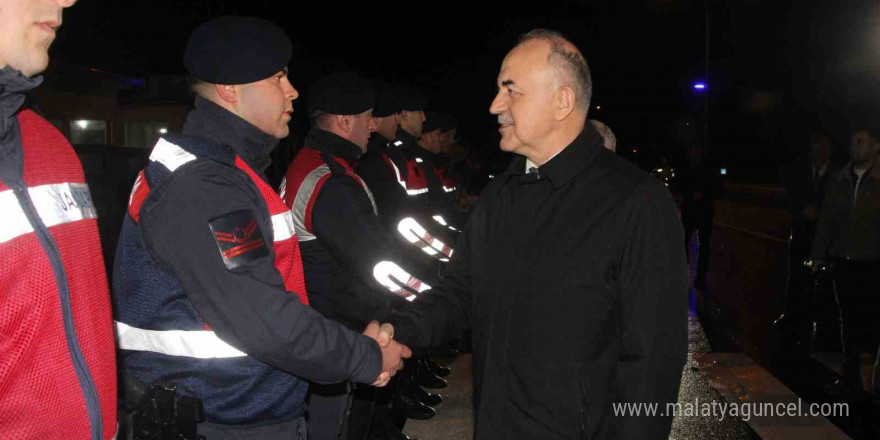 Ordu’da görevi başındaki personellerin yeni yılı kutlandı