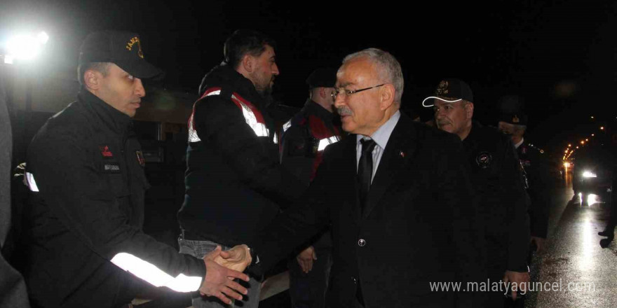 Ordu’da görevi başındaki personellerin yeni yılı kutlandı