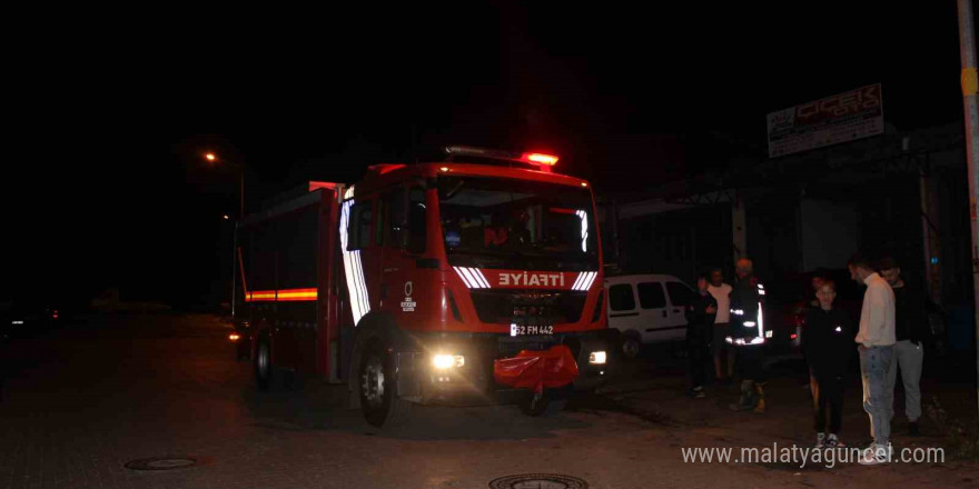 Ordu’da iş yerinde çıkan yangın büyümeden söndürüldü