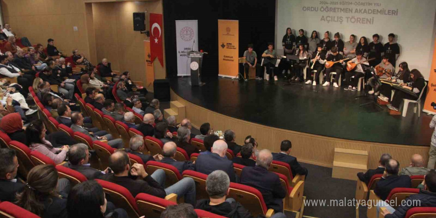 Ordu’da Öğretmen Akademileri’nin açılış programı düzenlendi