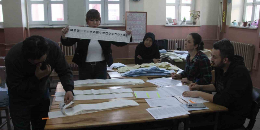 Ordu’da sayım devam ediyor