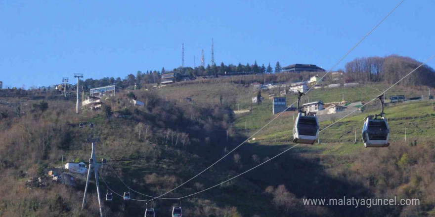 Ordu’da teleferik, bir yılda 697 bin yolcu taşıdı