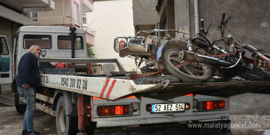 Ordu’da tescilsiz ve yakalaması olan motosikletler ele geçirildi