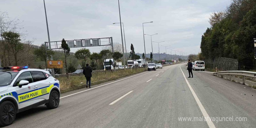 Ordu’da tünelde yangın: Trafik yarım saat durdu