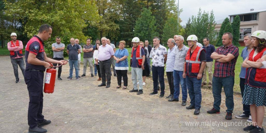 Ordu’da verilen eğitimler sayesinde yangın olayları yüzde 25 azaldı