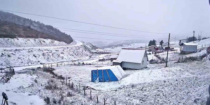 Ordu’da yaylalar beyaza büründü