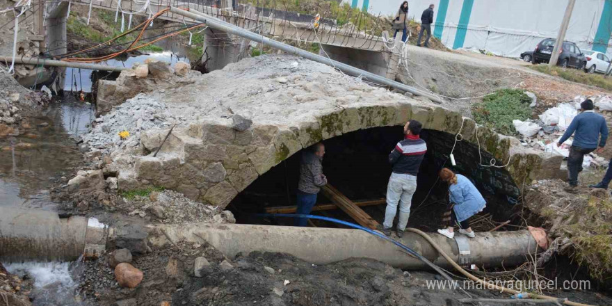 Ordu’da yol çalışmalarında bulunan taş köprü restore edilecek