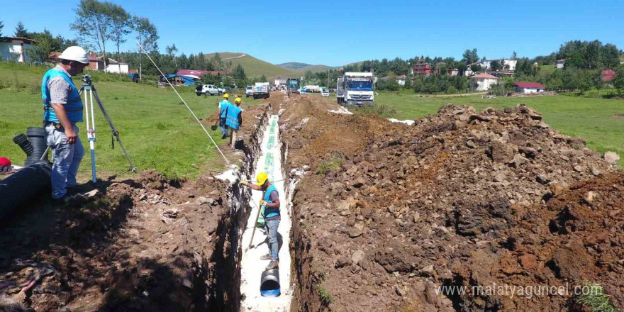 Ordu’nun 19 ilçesinde altyapı çalışmaları devam ediyor