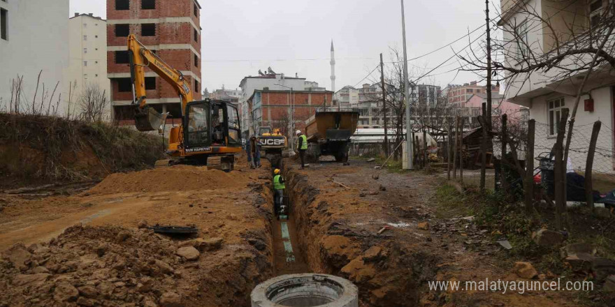 Ordu’nun 19 ilçesinde altyapı çalışmaları devam ediyor