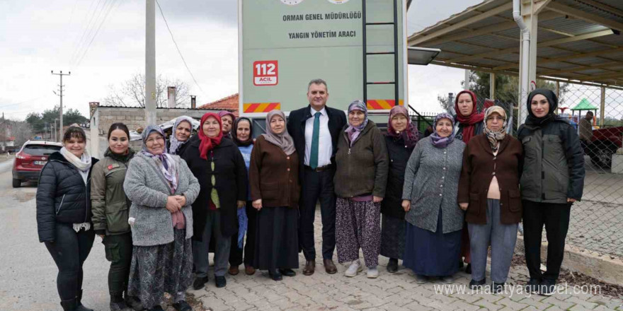 Orman köylülerine ‘Yangın’ bilgilendirmesi