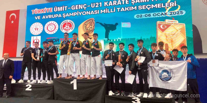 Ortahisar Belediyesi Karate Takımı Ankara’dan 5 bronz madalyayla döndü