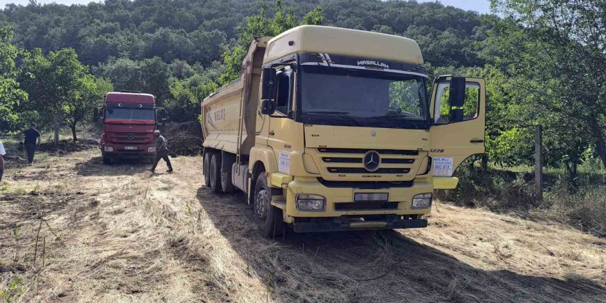 Osmangazi’de kaçak hafriyat dökenlere ceza