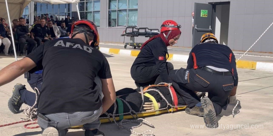 Osmaniye Devlet Hastanesi’nde deprem tatbikatı