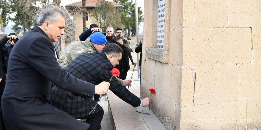 Osmaniye’nin kurtuluş şehitleri Mamure Tren İstasyonu’nda dualarla anıldı