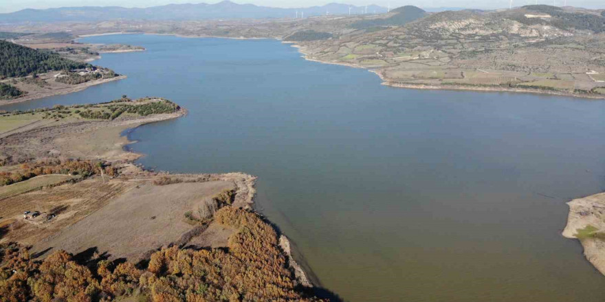 (Özel) Çanakkale Barajları’nda doluluk sevinci...Üreticinin yüzü güldü