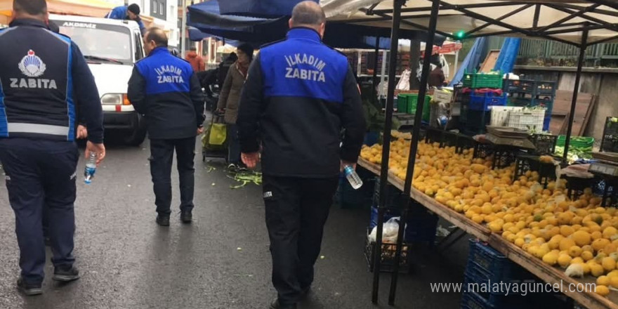 Pazar yerlerine gramaj ve etiket denetimi