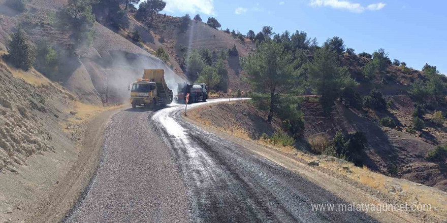 Pazarcık kırsalının yolu büyükşehir belediyesi ile yenileniyor