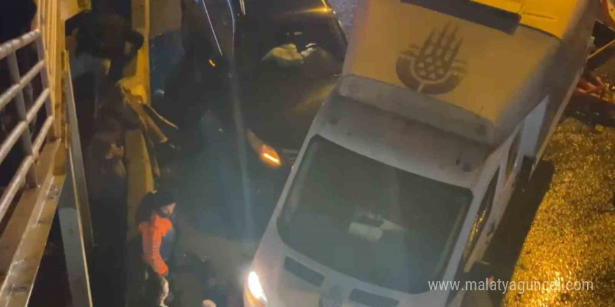 Pendik’te trafik kazası : 1 yaralı