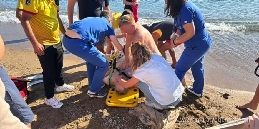 Plajda rahatsızlanan Alman turist hastane yolunda hayatını kaybetti