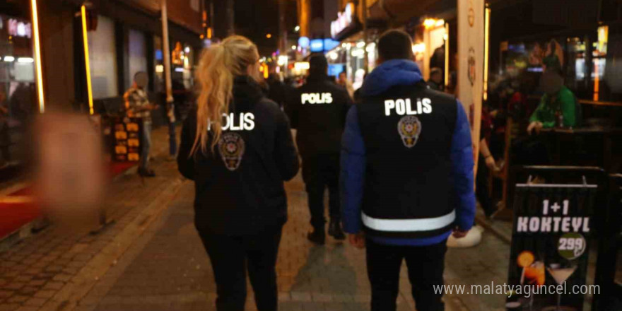 Polis eğlence mekânlarında huzur uygulaması yaptı