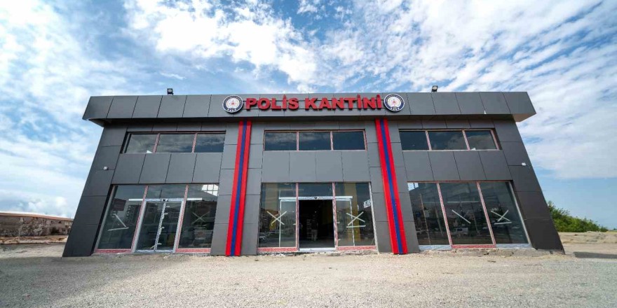 Polis kantininde çalışmalar tamamlandı