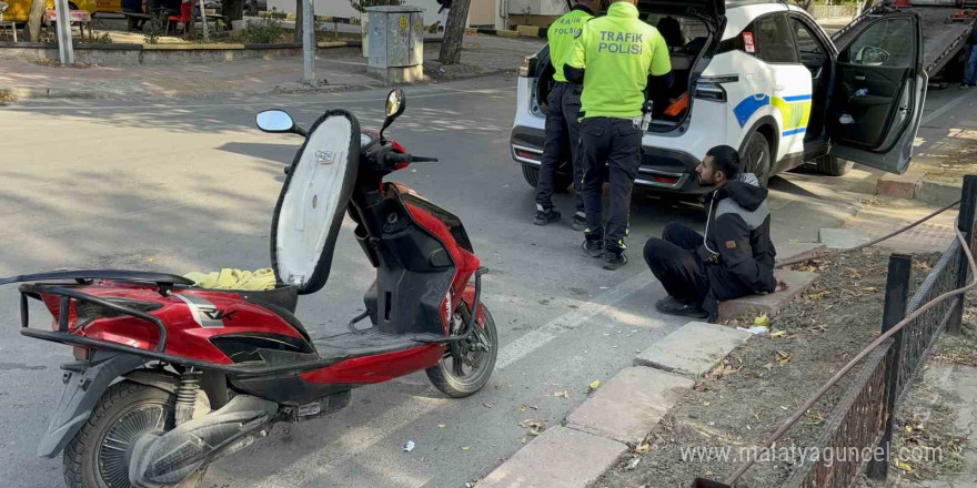 Polisten kaçan motosiklet sürücüsü kovalamaca sonucu yakalandı