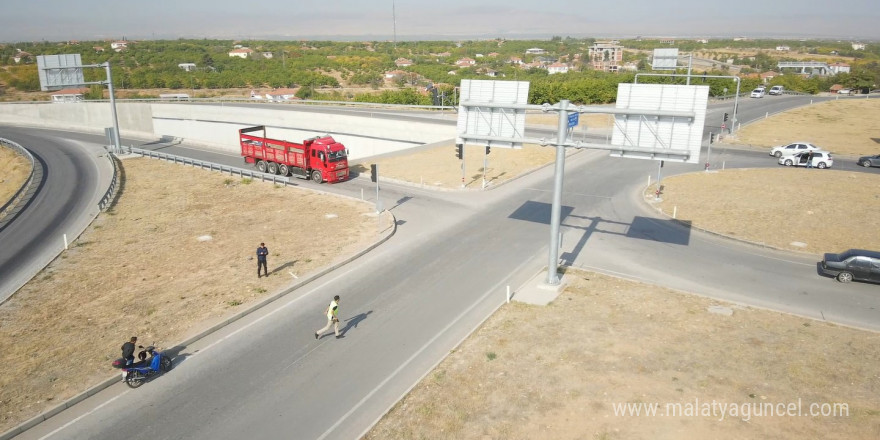 Polisten kaçtı, drondan kaçamadı