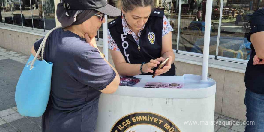 Polis’ten KADES bilgilendirme çalışması