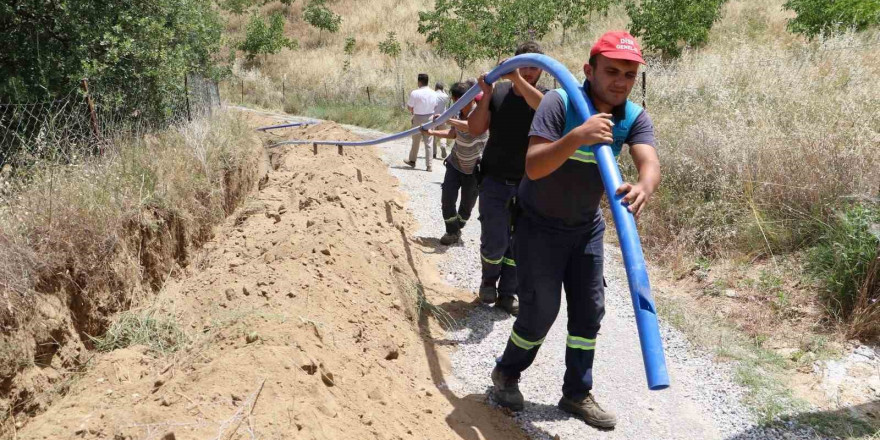 Poyraz Mahallesine sağlıklı ve kesintisiz içme suyu hattı