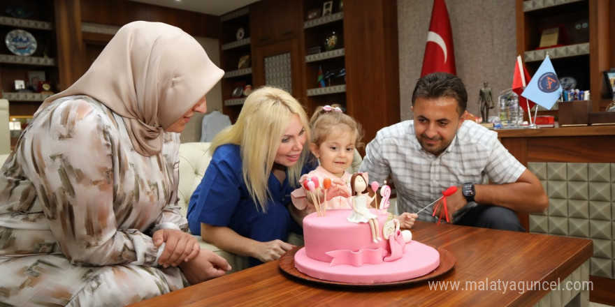 Rahim nakliyle dünyaya gelen Özlenen bebek 2 yaşında