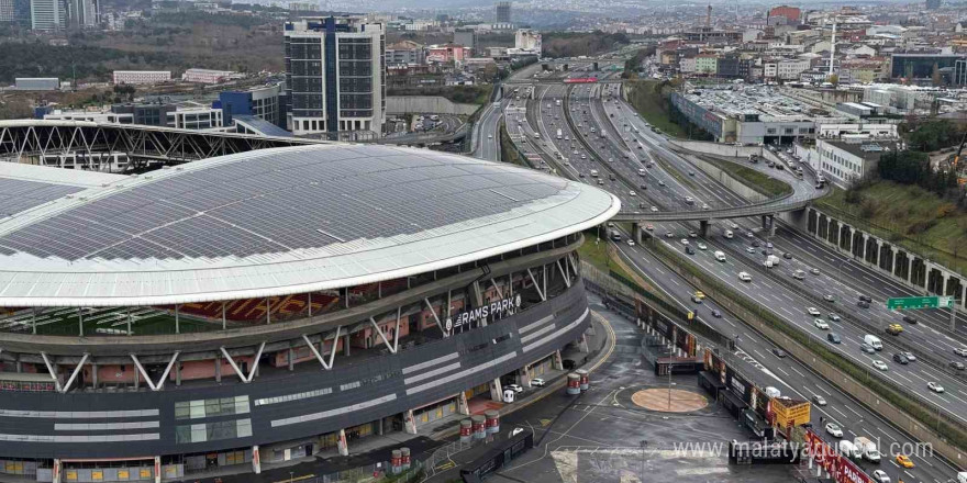 RAMS Park’taki güneş enerji panellerinin bakım çalışmaları görüntülendi