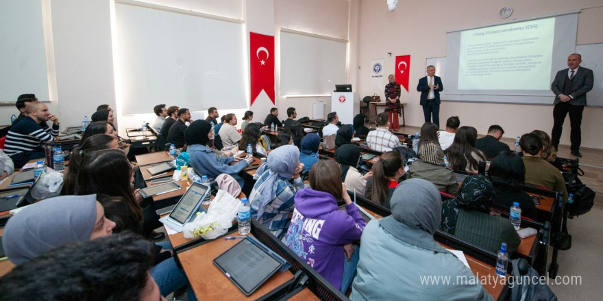 Rektör Levent, Tıp Fakültesi öğrencileriyle bir araya geldi