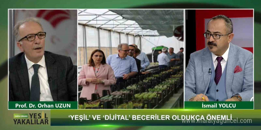 Rektör Uzun, “Yeşil Yakalılar” programına konuk oldu