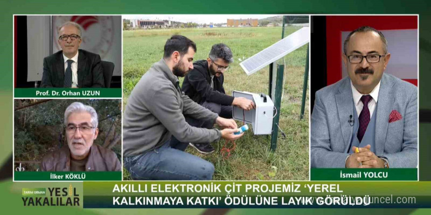 Rektör Uzun, “Yeşil Yakalılar” programına konuk oldu