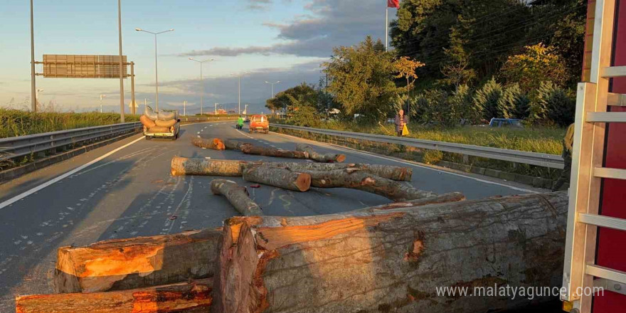 Rize’de tomruk yüklü kamyon ile kamyonet çarpıştı: 3 yaralı