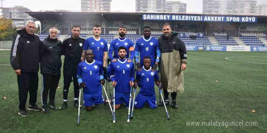 Şahinbey Ampute, sezona galibiyetle başladı: 5-0