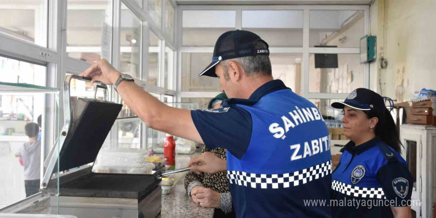 Şahinbey’de zabıta ekipleri kantinleri denetledi