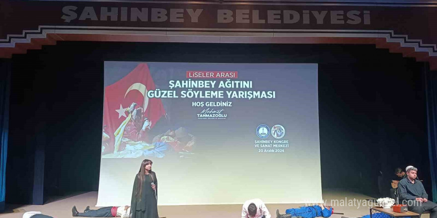 Şahinbey’li gençler Şahinbey’i ağıtla anlattı