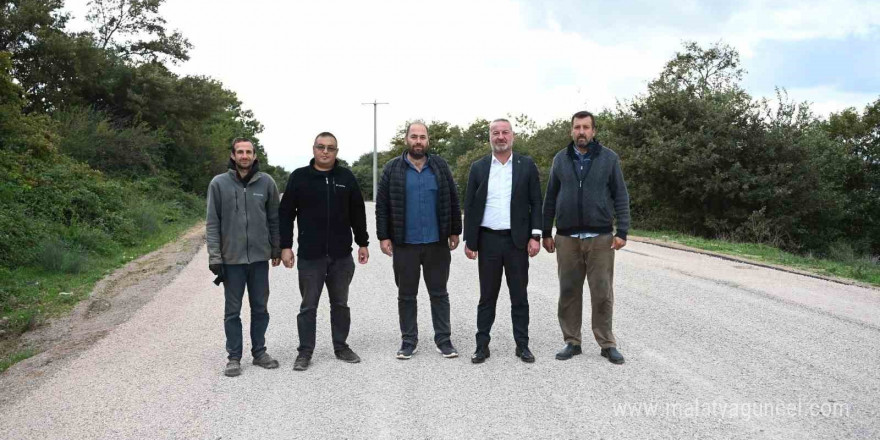 Şahmelek ve Doğla’da yol çalışmaları tamamlandı