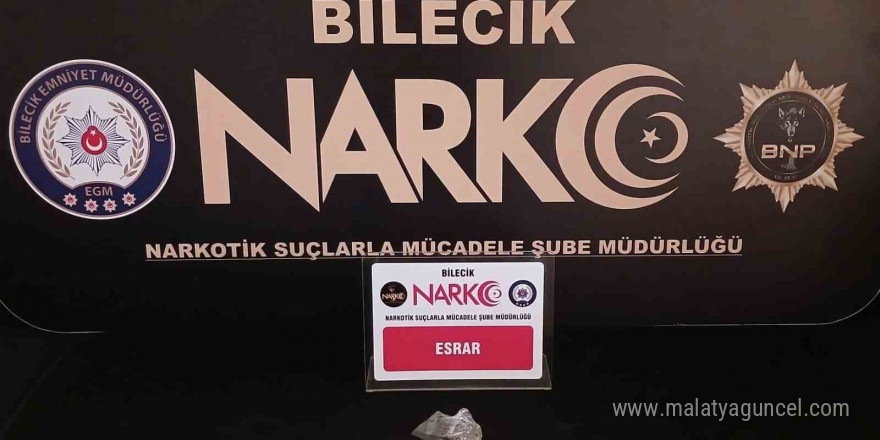 Şahsın şüpheli hareketleri yakayı ele vermesine sebep oldu