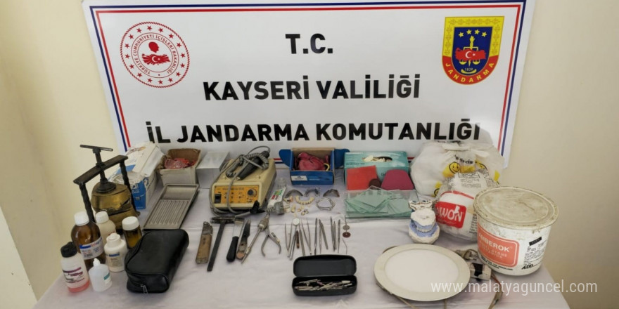 Sahte diş hekimini jandarma yakaladı