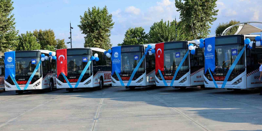 Sakarya Büyükşehir filosuna 23 yeni otobüs