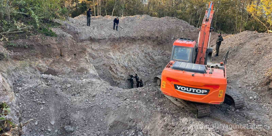 Sakarya’da define avcılarına suçüstü: 5 gözaltı