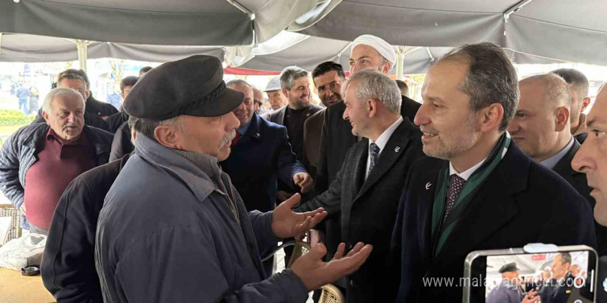 Sakarya’da Fatih Erbakan’a tepki: 'Sana hakkımı helal etmiyorum'