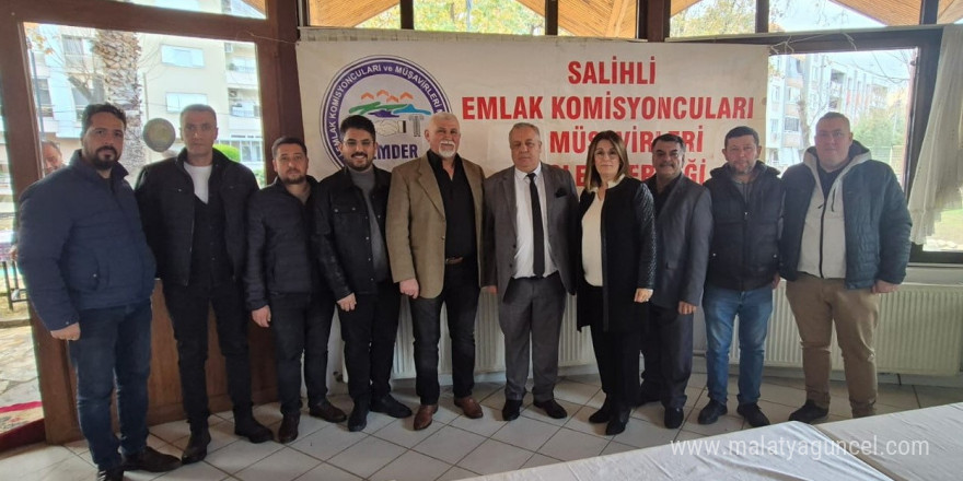 Salihli’de emlakçılar, 5. kez Yıldırım Yılmaz’ı seçti