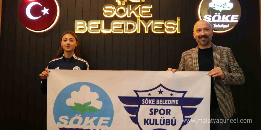 Şampiyon sporcu Tuana Akgün, Söke Belediyespor’da