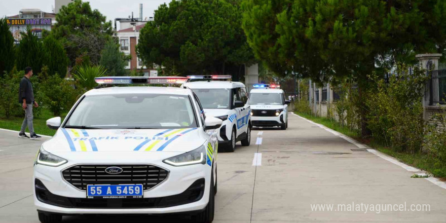 Samsun Emniyeti’ne 91 yeni araç takviyesi