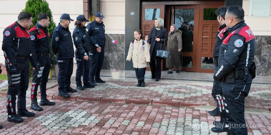 Samsun polisinden şehit çocuğuna unutulmaz sürpriz